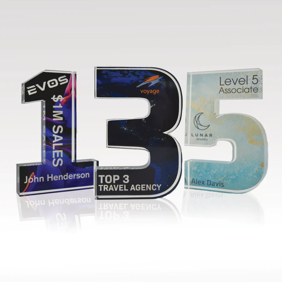 Acrylic Numbers - Single Digit