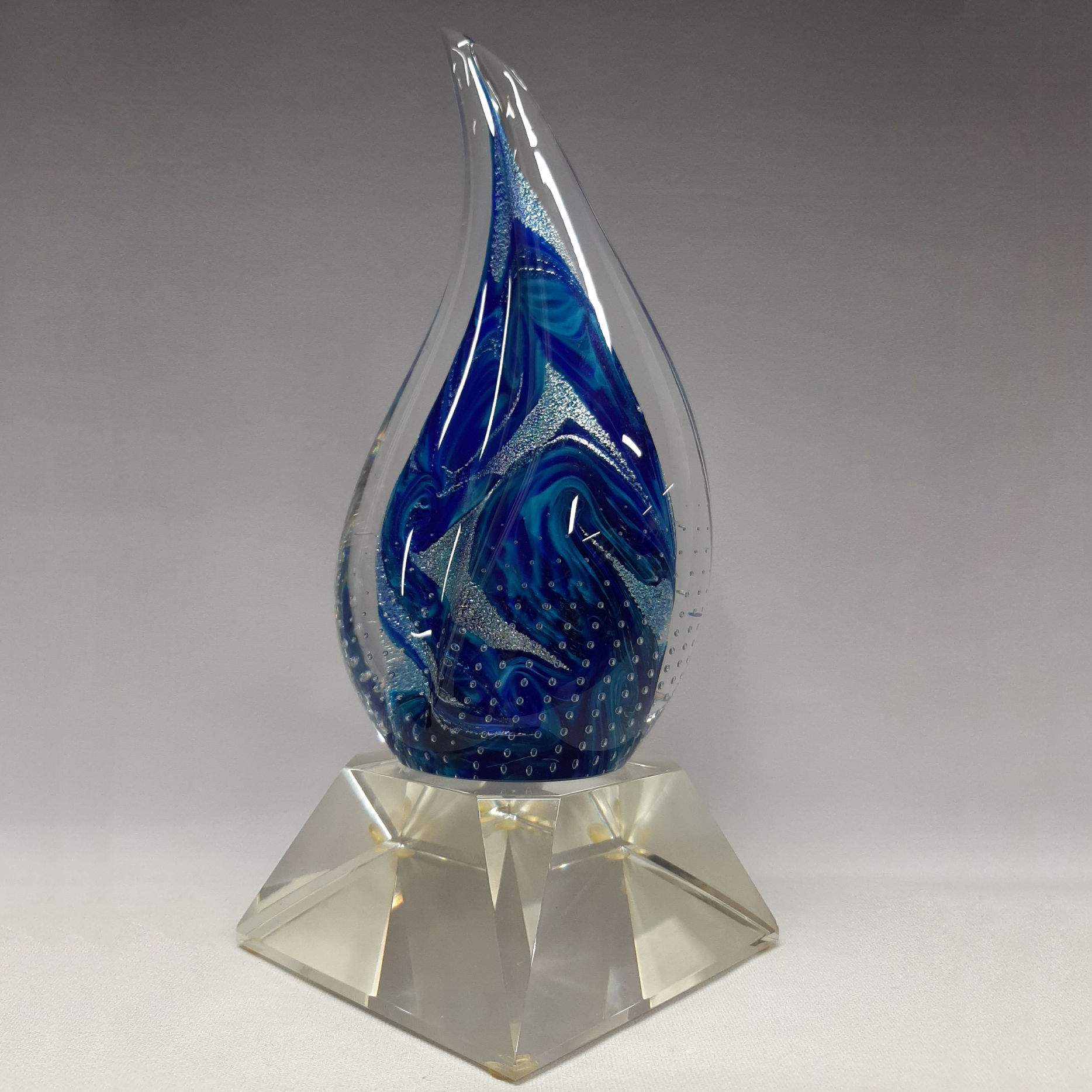 Art Glass Peak- Blue view 2