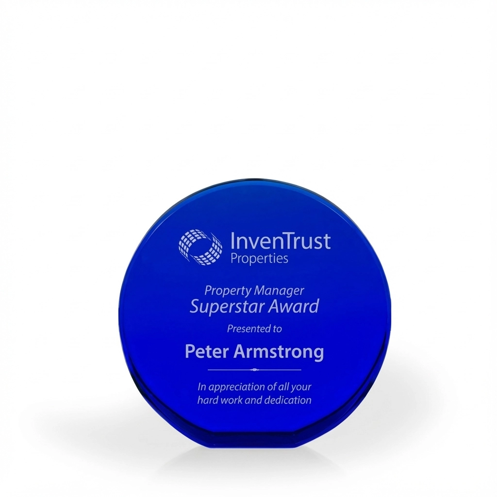 Savannah Blue Crystal Cube view 2