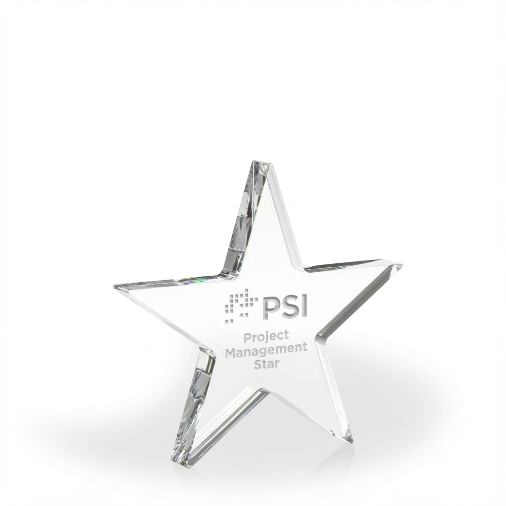 Celeste Acrylic Paperweight Award
